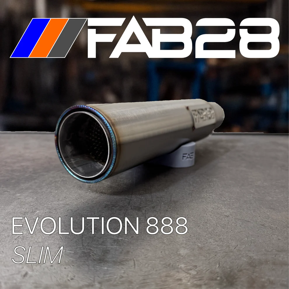 FAB28 エボリューション888 スリムマフラー