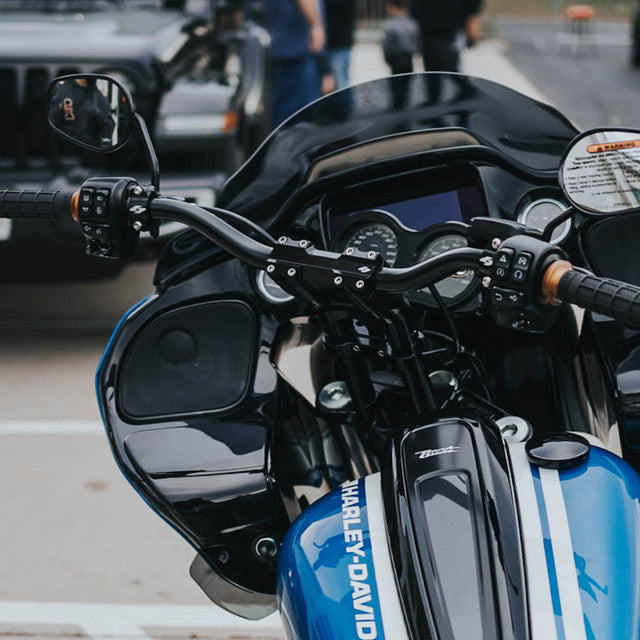 KRAUS Isolated Riser Straight (M8 Touring, M8 Softail)