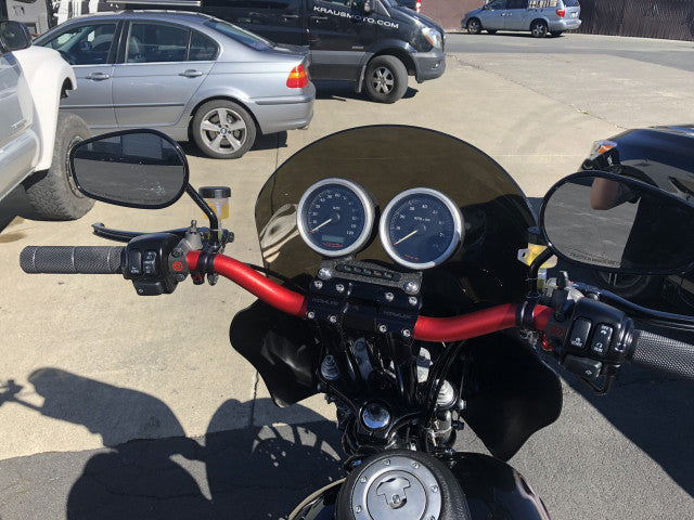 KRAUS Isolated Riser Straight (M8 Touring, M8 Softail)