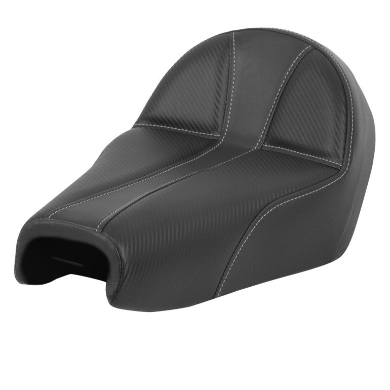 2004-2021 Sportster Dominator™ Solo Seat (Custom and 4.5G Tank) Backrest Compatible