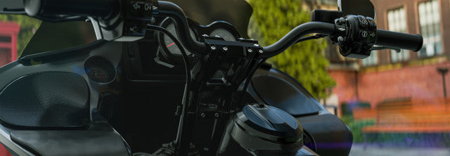 KRAUS Isolated Riser Straight (M8 Touring, M8 Softail)