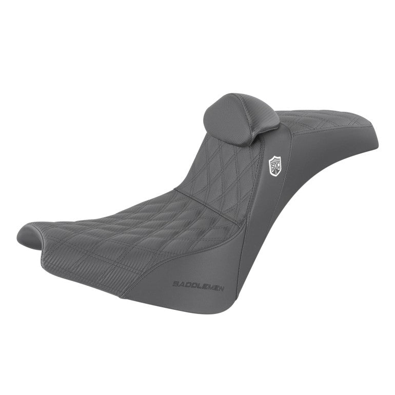 2018-2023 Softail Street Bob FXBB/S, FXST Pro Series SDC Performance Gripper Seat with Rider Lumbar Rest