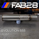 FAB28 エボリューション888 スリムマフラー