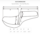 2018-2023 Softail Street Bob FXBB/S, Standard FXST Pro Series SDC Performance Gripper Seat with Driver Lumbar Rest