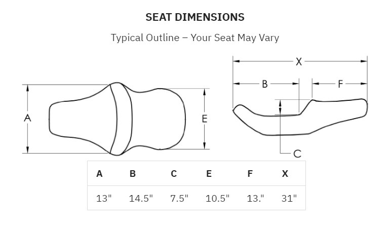 2018-2024 FLDE, FLHC/S, FLSL Explorer™ LS Seat with Rider Backrest