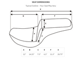 2004-2021 スポーツスター ステップアップ™ フロント & リア LS シート ( 2.1および 3.3ガロンタンク車用)