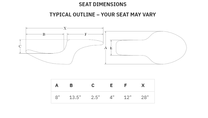 2004-2021 Sportster Profiler™ BW Seat (for 2.1 and 3.3 Gallon Tank Vehicles)