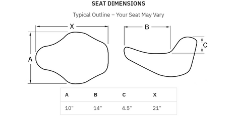 2004-2021 Sportster Dominator™ Solo Seat (2.1 and 3.3 Gallon Tank Vehicles) Backrest Compatible