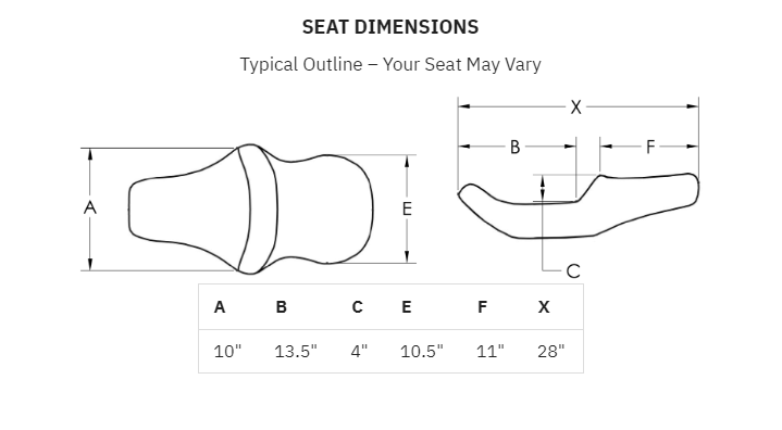 2004-2021 Sportster Roadster™ LS Seat (4.5 Gallon Tank)