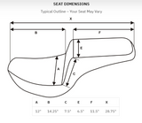 2006-2017 FXD, FXDWG, FLD Dyna Step-Up™ Front &amp; Rear LS Seats