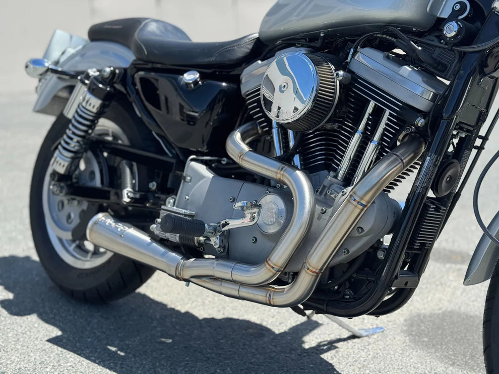 スポーツスター社外マフラー スポーツスター、ダイナ、ソフテイル ターンアウト・スリップオン