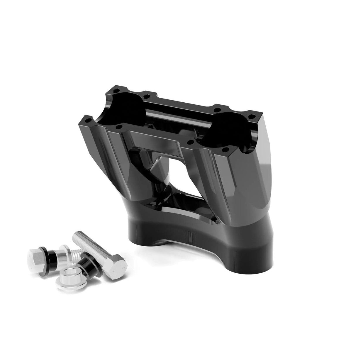 KRAUS Isolated Riser Kickback (for Dyna, 2018 and earlier Softail, Sportster, FXR) without top plate