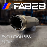 FAB28 エボリューション888 ユーロマフラー