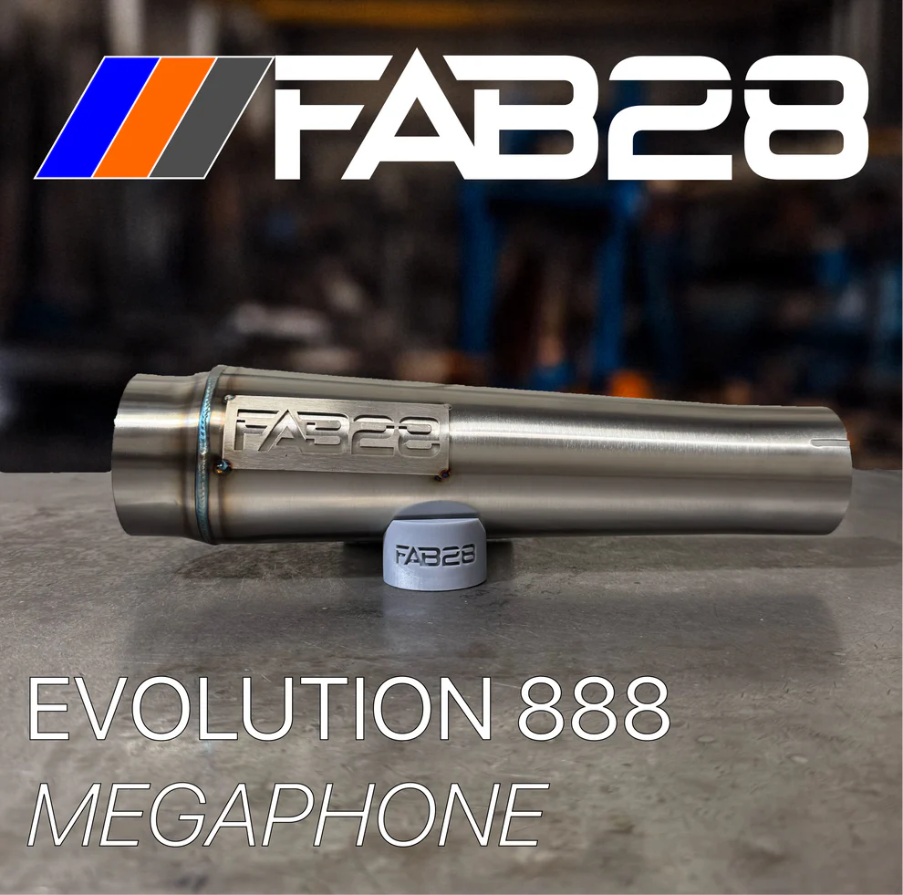 エボリューション888 メガホンマフラー｜FAB28｜NINE INDUSTRIES公式