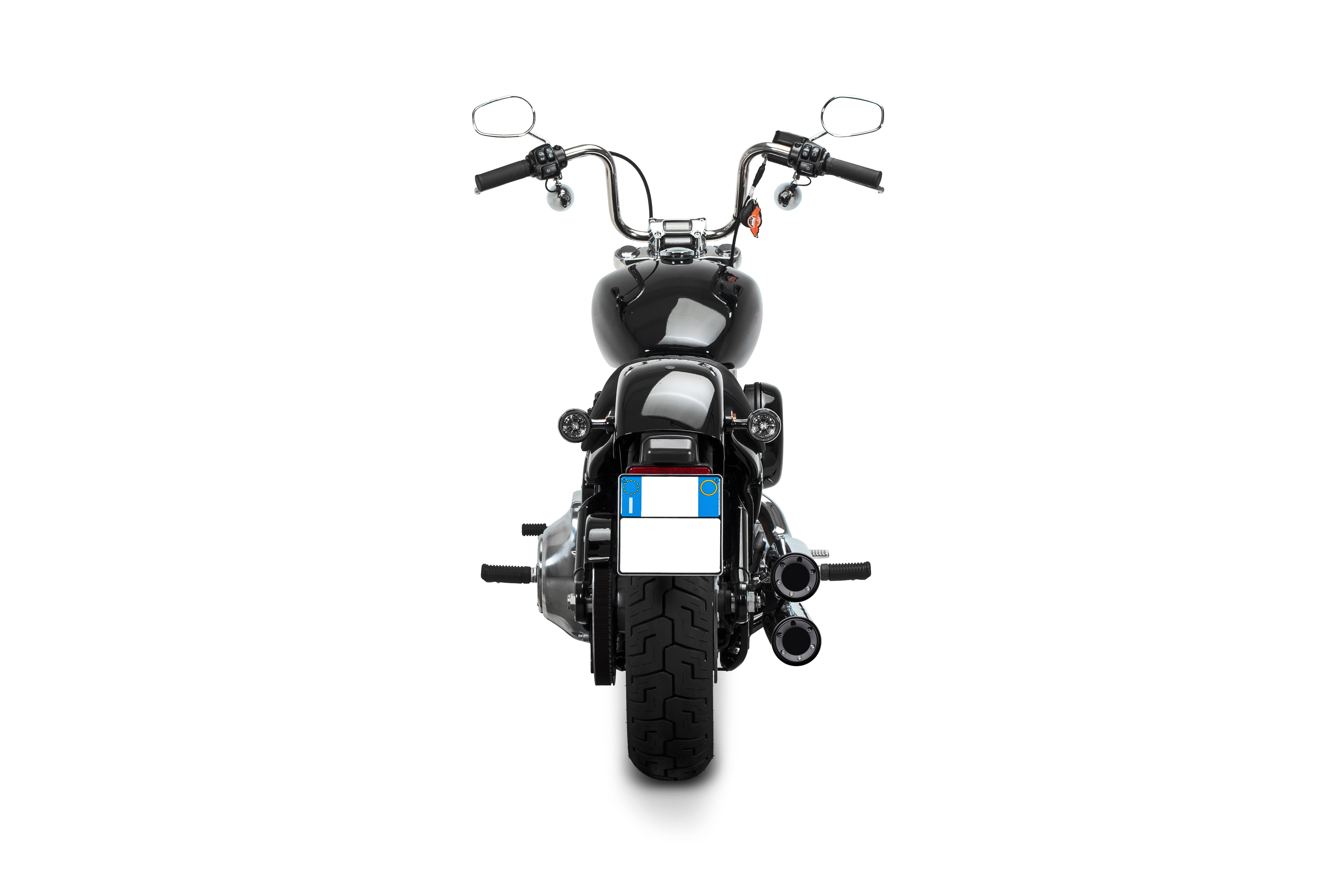 レッドサンダー M8ソフテイル リゾマ ブラック　REDTHUNDER RED THUNDER EXHAUST Slip-on Rizoma M8 Softail | NINE INDUSTRIES