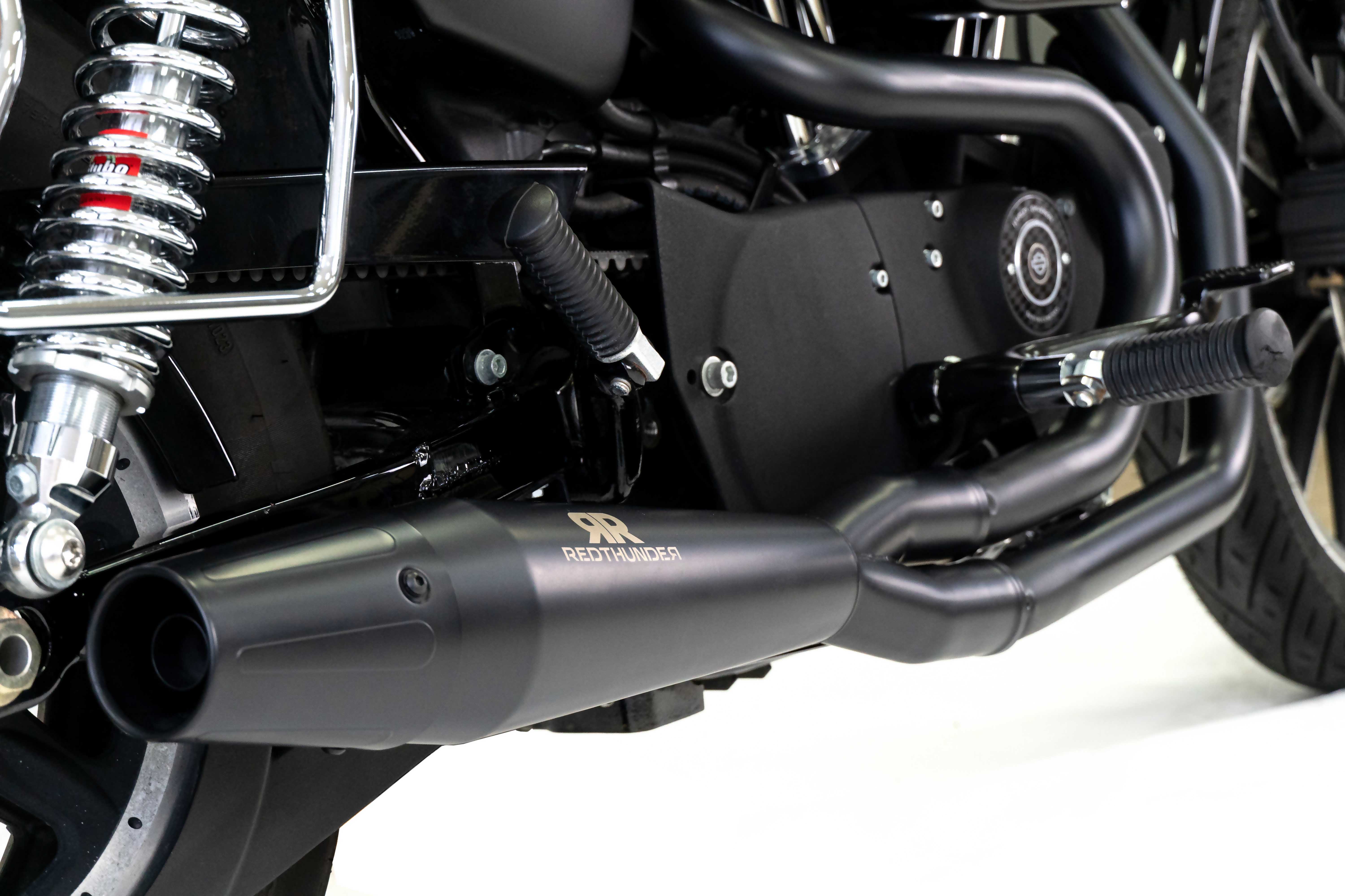 RED THUNDER EXHAUST 2-in-1 レギュラー スポーツスター｜NINE