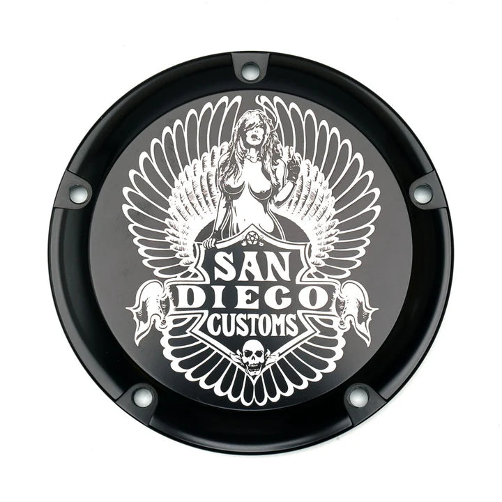ハーレーダビッドソン　Derby Cover ダービーカバー　M8用 M8 Bagger Derby Cover - EASY - San Diego Customs