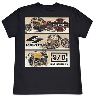 NINE INDUSTRIES SDC KRAUS NINE Triple Name T-Shirt